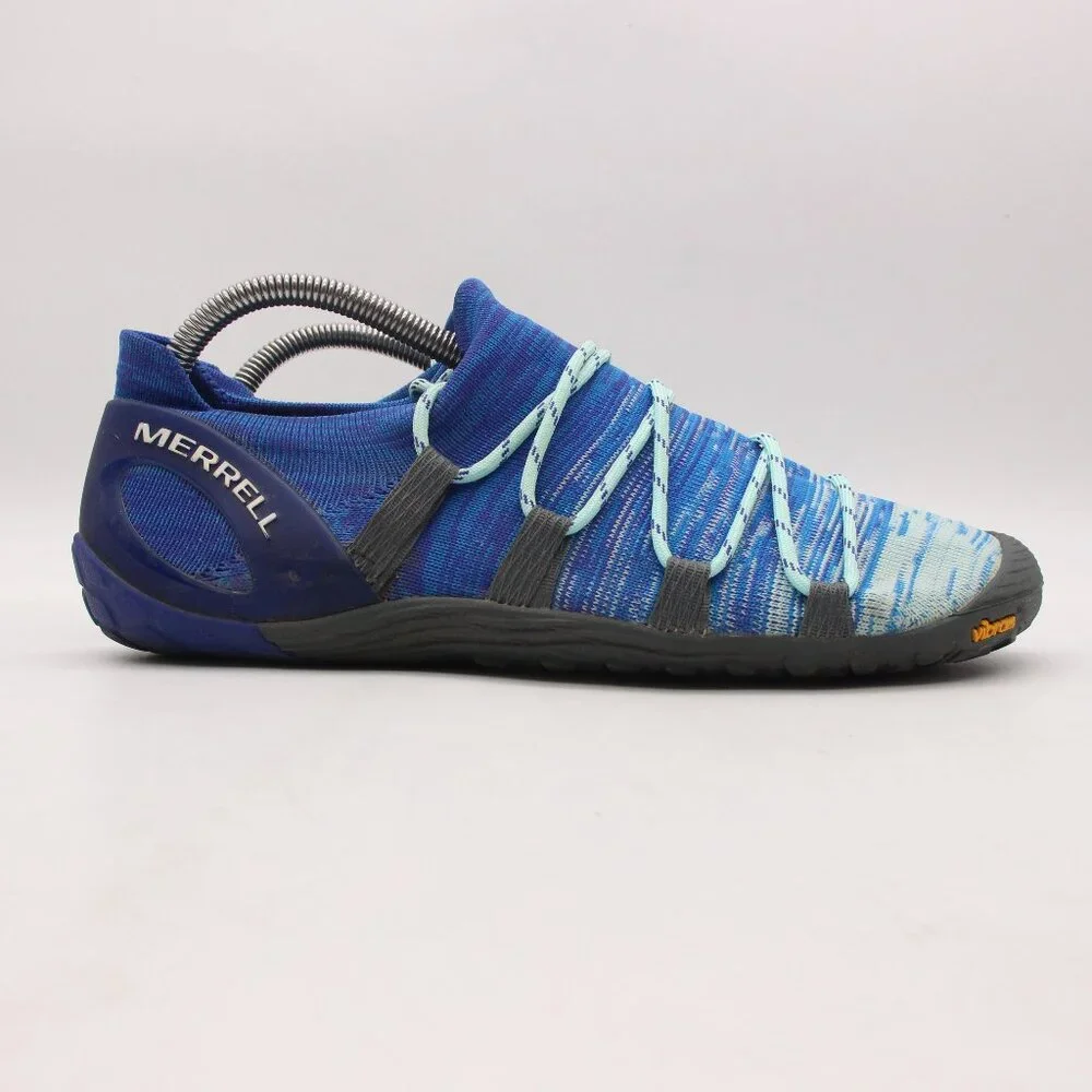 Merrell Vapor Glove 4 3D Women's Size 9  Blue lace Up Sneakers J52512